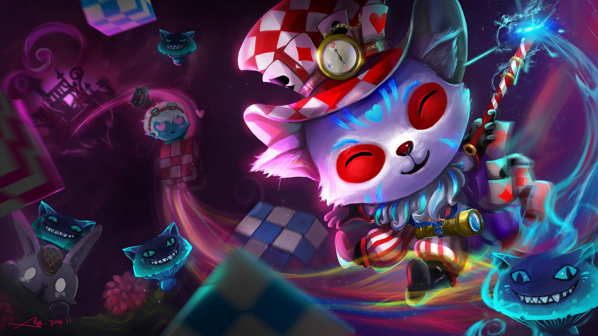 Free Teemo High Quality Wallpaper Id - Teemo In Wonderland - 2048x1152 ...