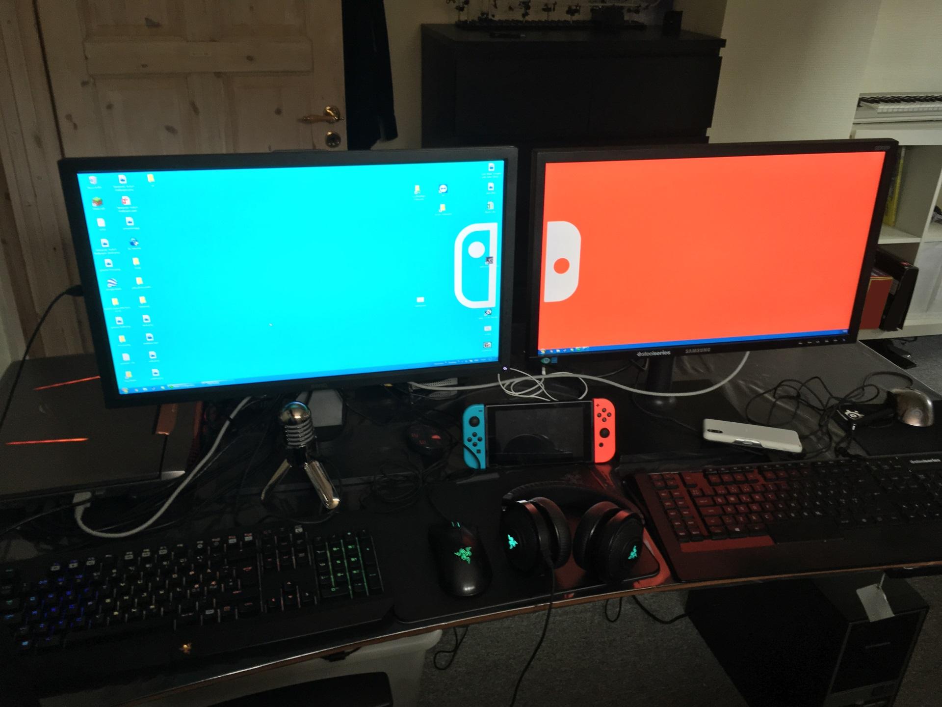 Nintendo Switch Dual Monitor - HD Wallpaper 