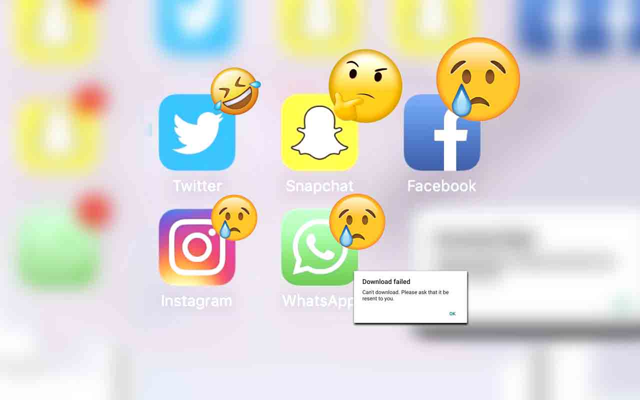 Facebook Whatsapp Instagram Twitter - HD Wallpaper 