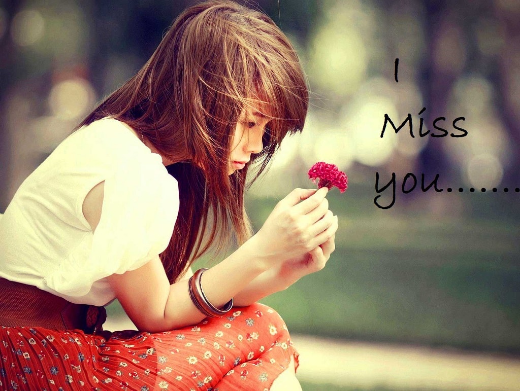 Miss You Pictures For Girls - HD Wallpaper 