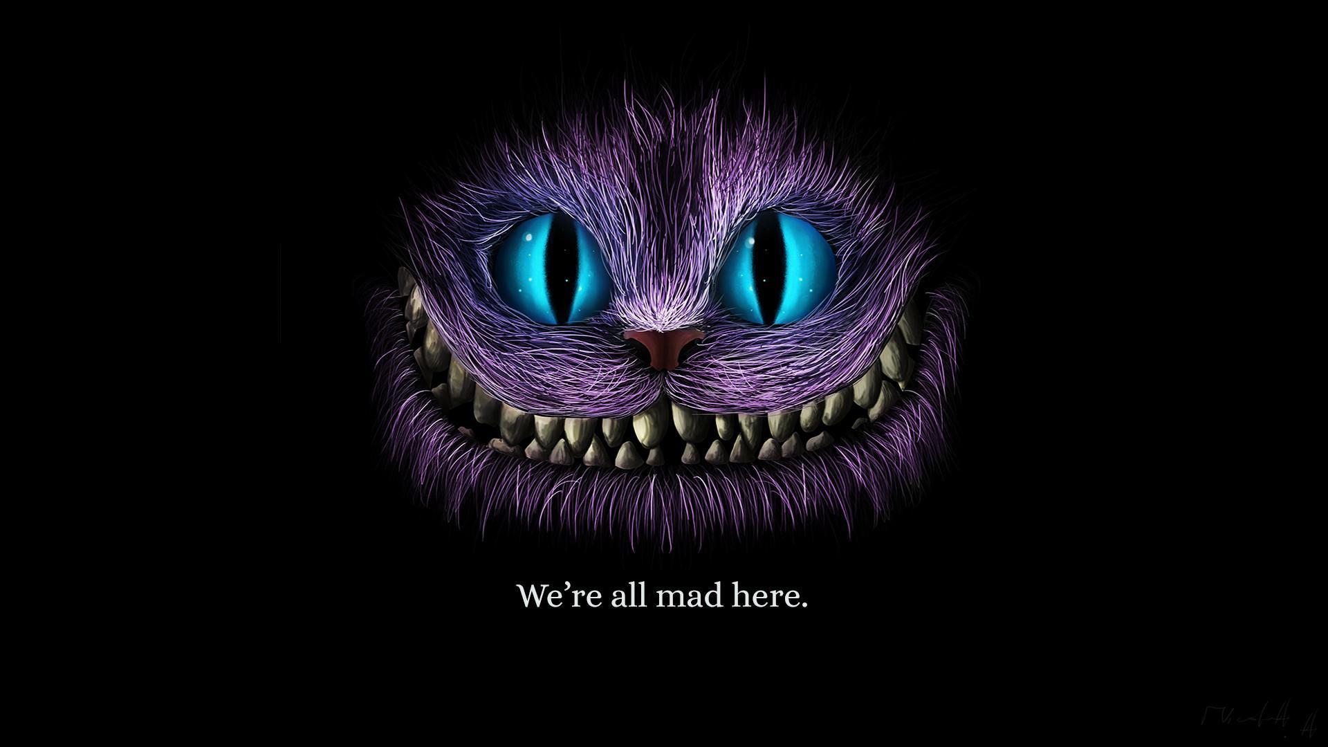 We Ae All Mad Here - HD Wallpaper 