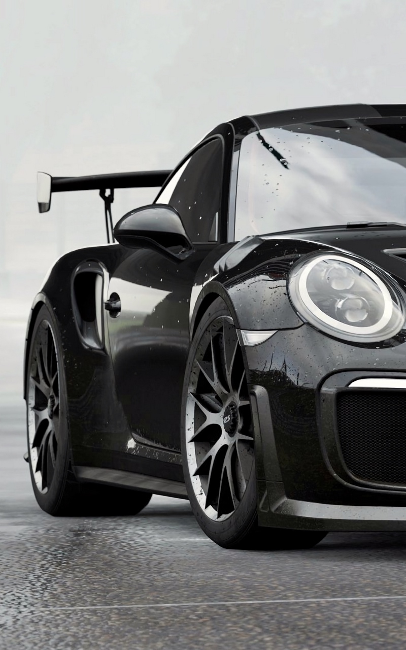 Black Porsche Car Hd Wallpaper