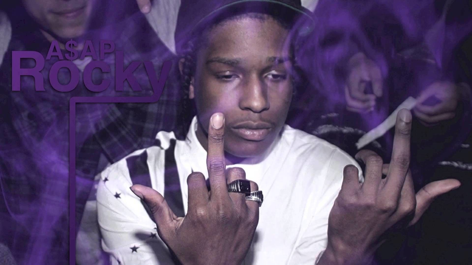 Asap Rocky Iphone 5 Wallpaper 65 - Asap Rocky Smoking Poster - HD Wallpaper 