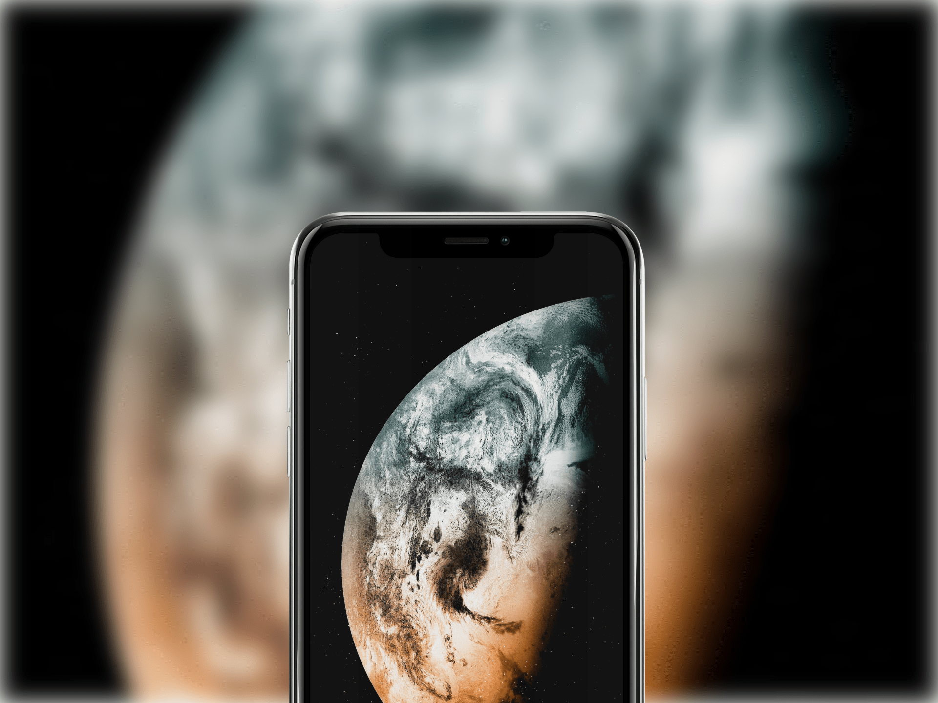 Iphone Space Planets Fantasy - HD Wallpaper 