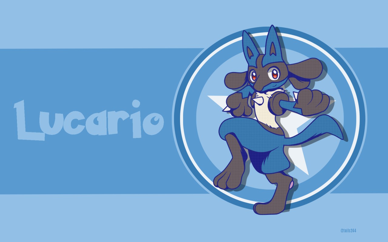Lucario Smash Pose - Rei De Quase Tudo - HD Wallpaper 