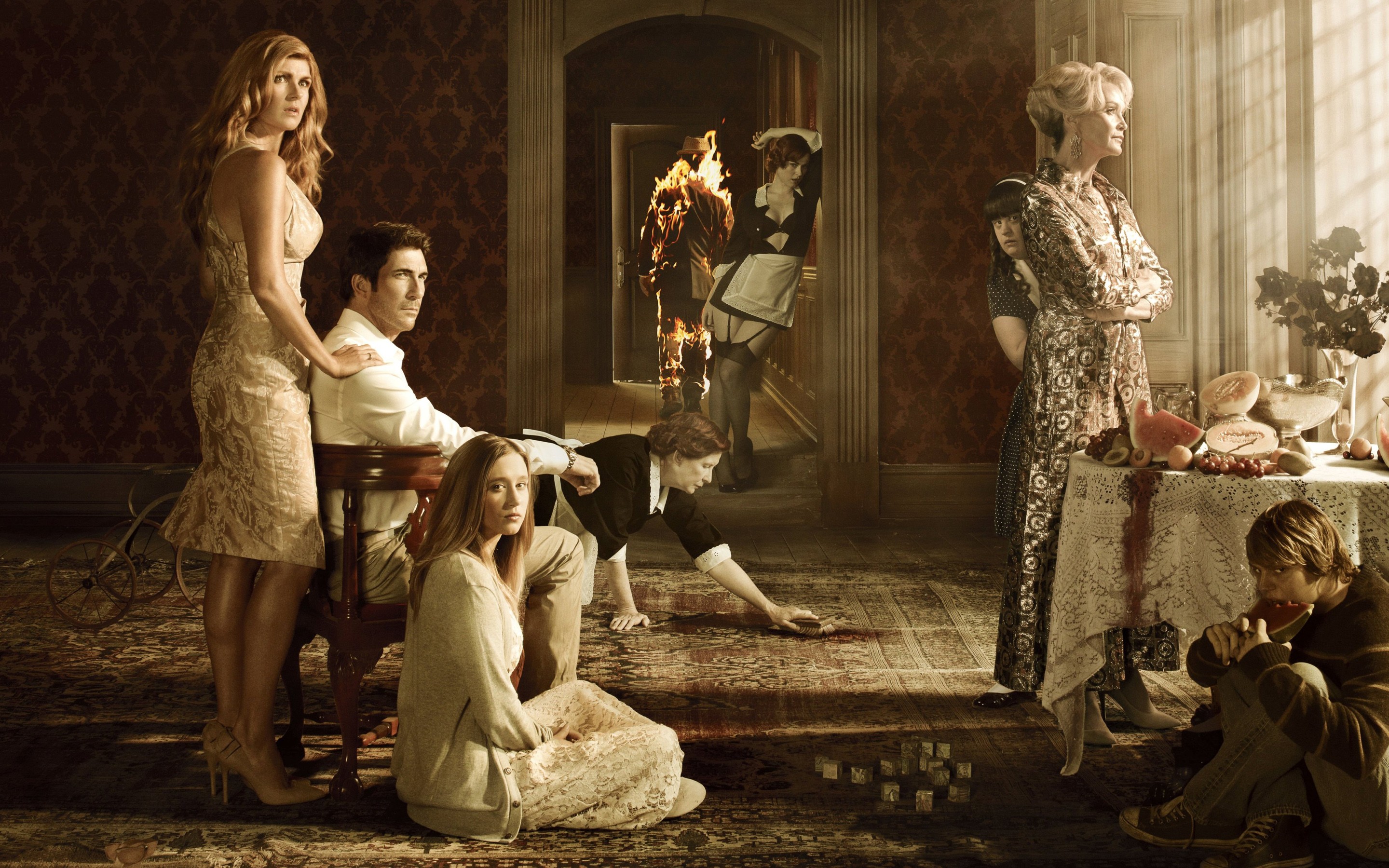 American Horror Story Wallpaper Season 1 - HD Wallpaper 