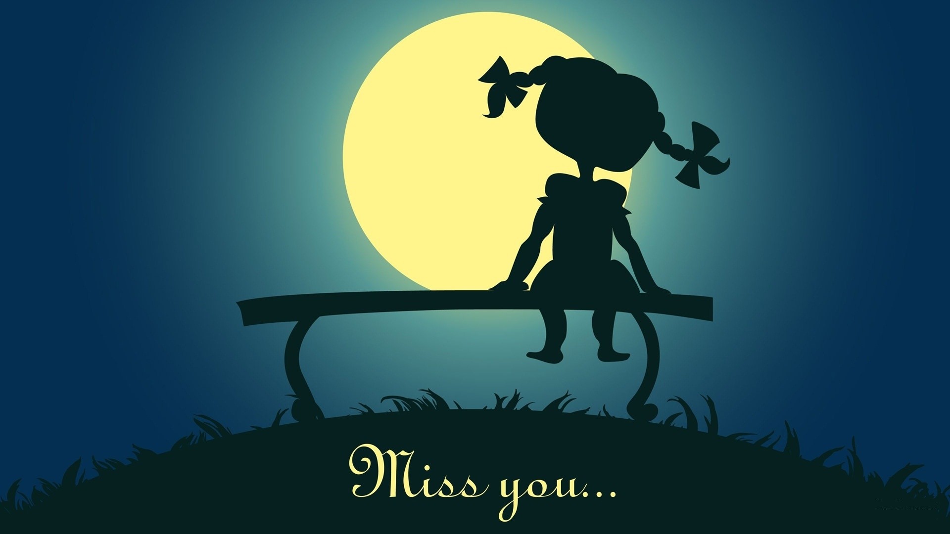 I Miss U Wallpapers With Cartoon Images I Miss You - Missing You -  1920x1080 Wallpaper 