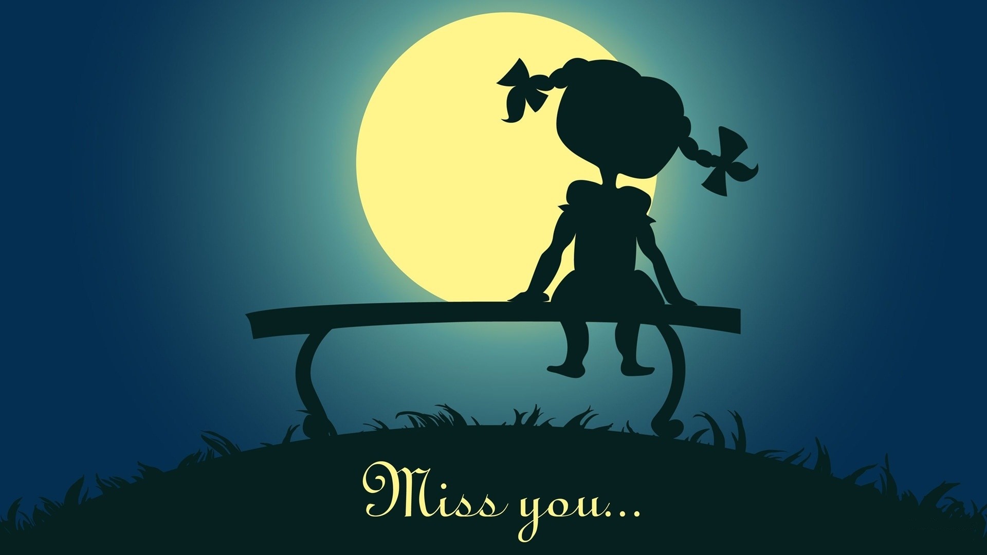 I Miss U Wallpapers With Cartoon Images I Miss You - Missing You - HD Wallpaper 