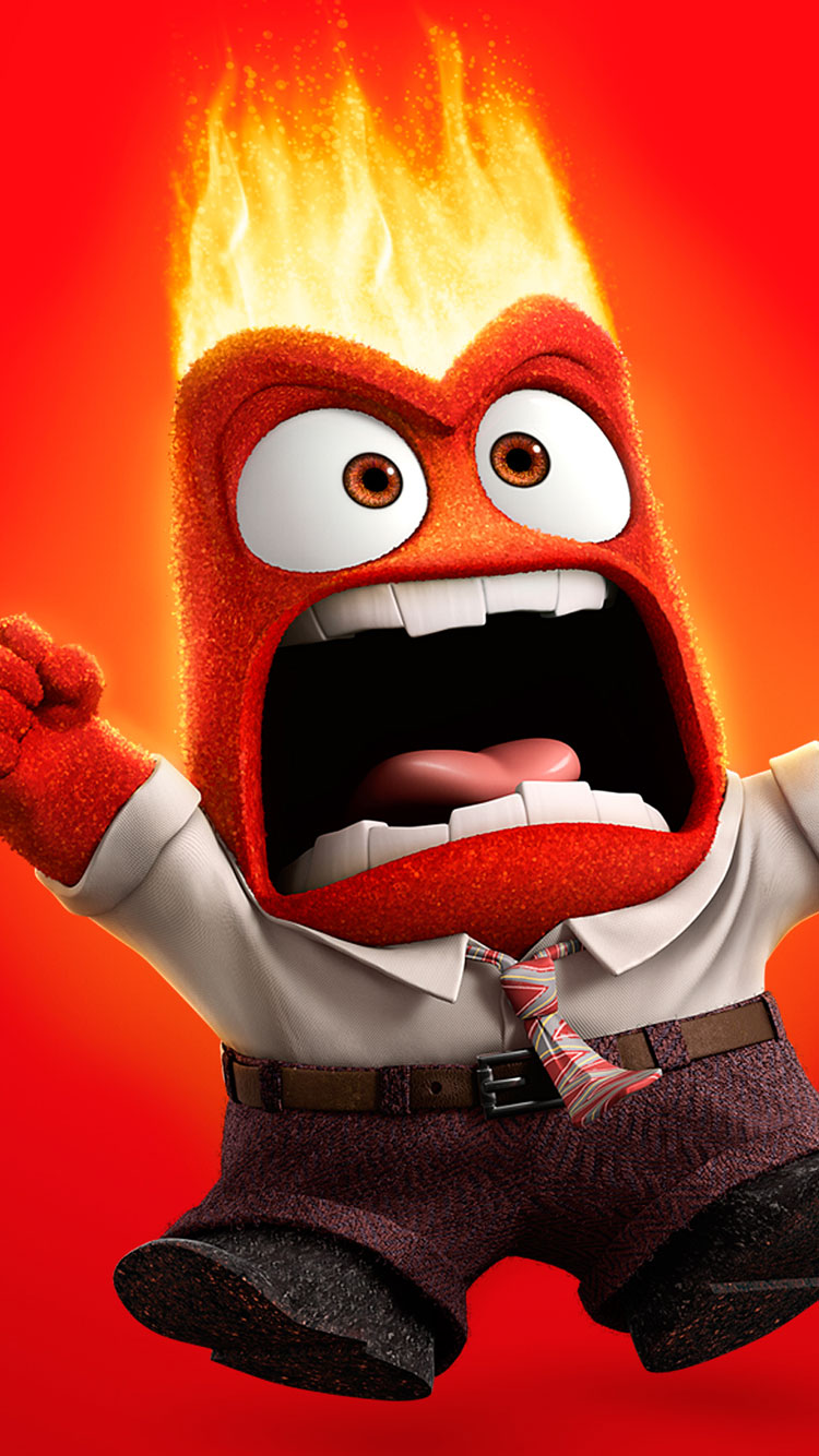 Angry Man From Inside Out - HD Wallpaper 