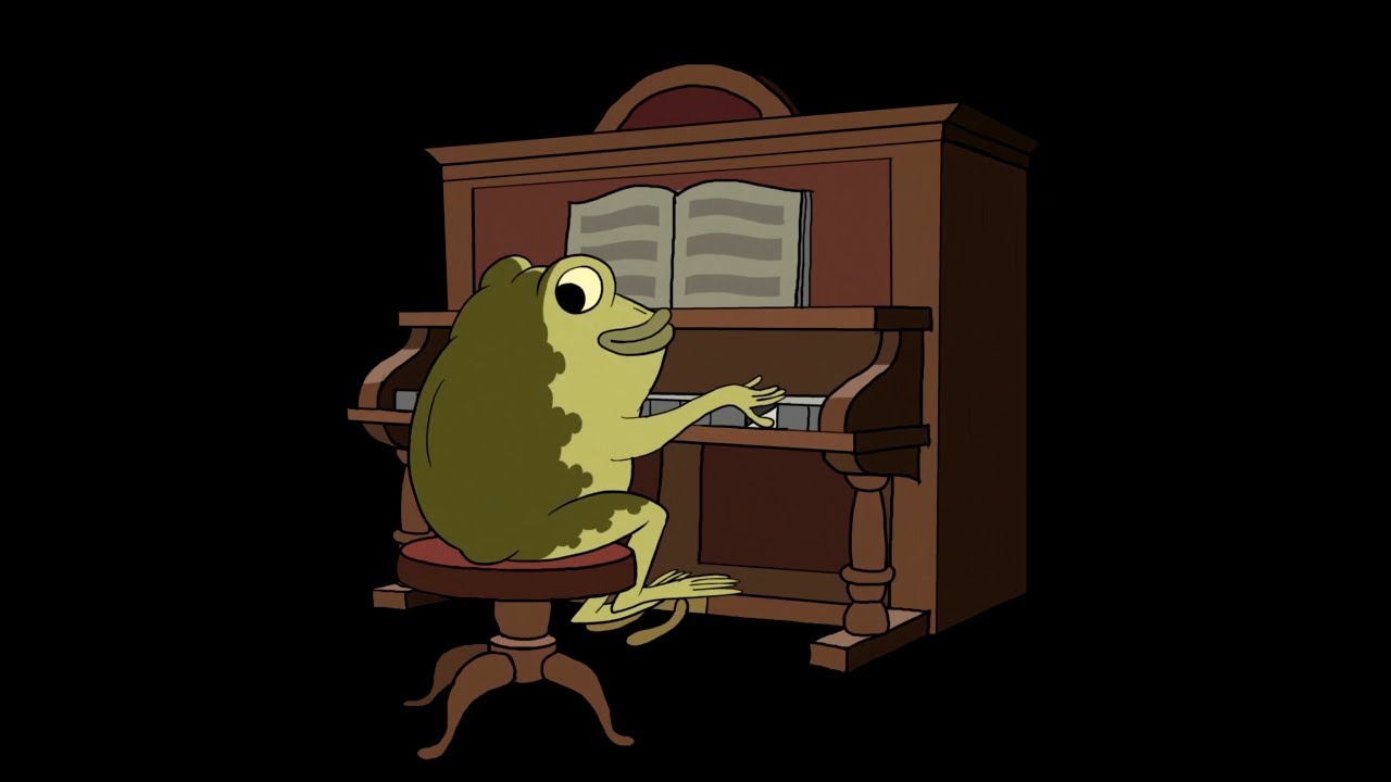 Over The Garden Wall Frog Piano - HD Wallpaper 