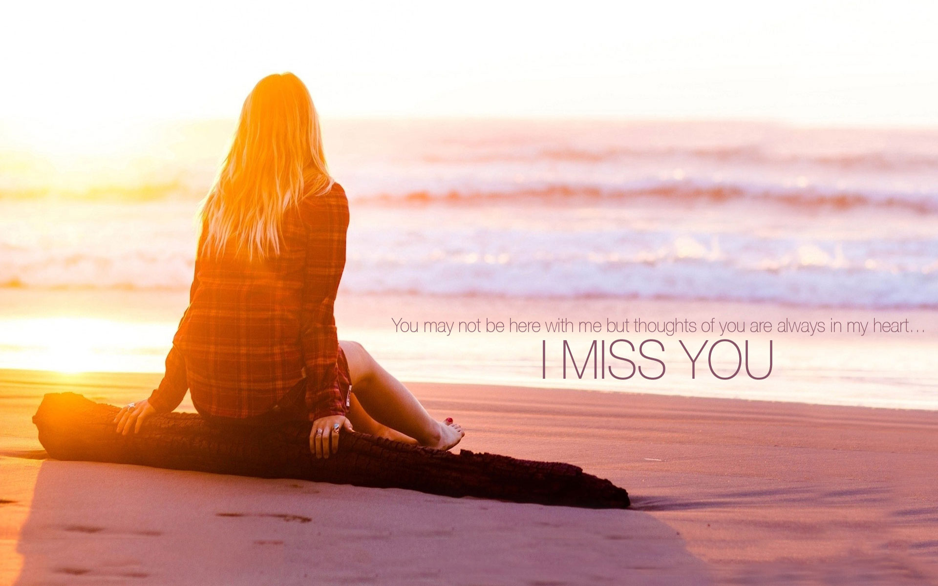 Miss U Images - Miss You Lonely Girl - HD Wallpaper 