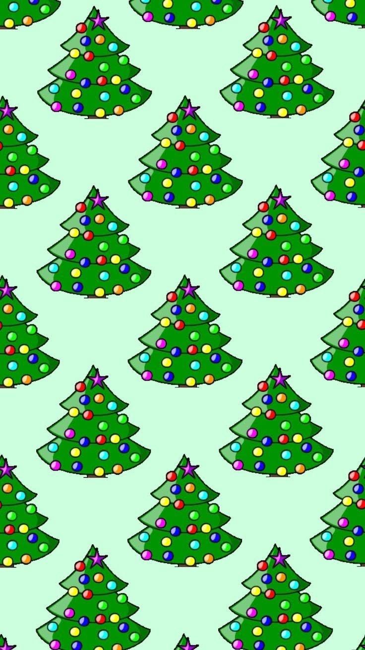 Animated Christmas Tree - 736x1309 Wallpaper 