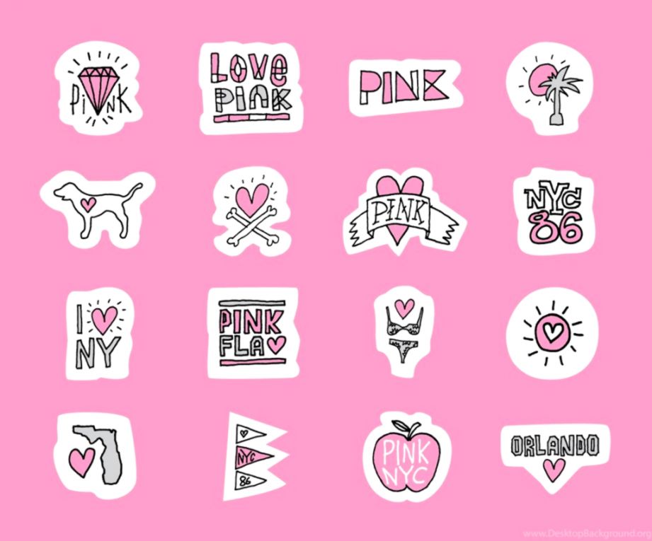 Victoria Secret Wallpapers Pink 12 Desktop Wallpapers - Pink Victoria Secret Background Dogs - HD Wallpaper 