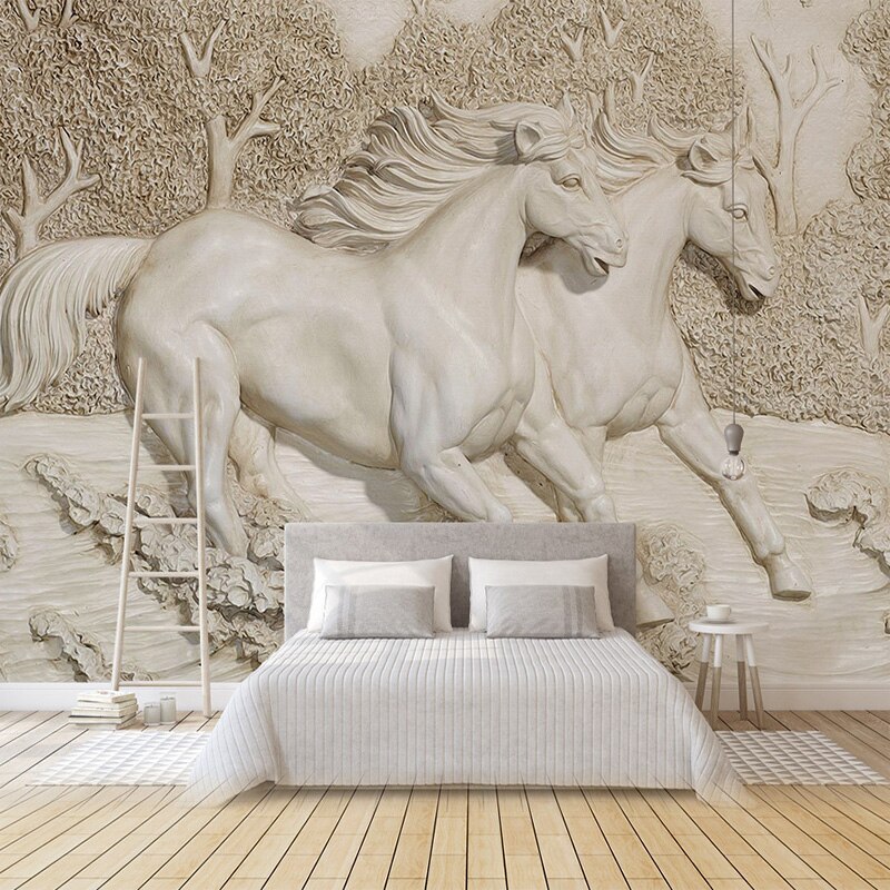 White Horse Wallpaper For Wall - HD Wallpaper 