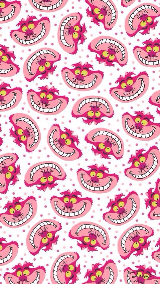 Pink Cheshire Cat Background - HD Wallpaper 