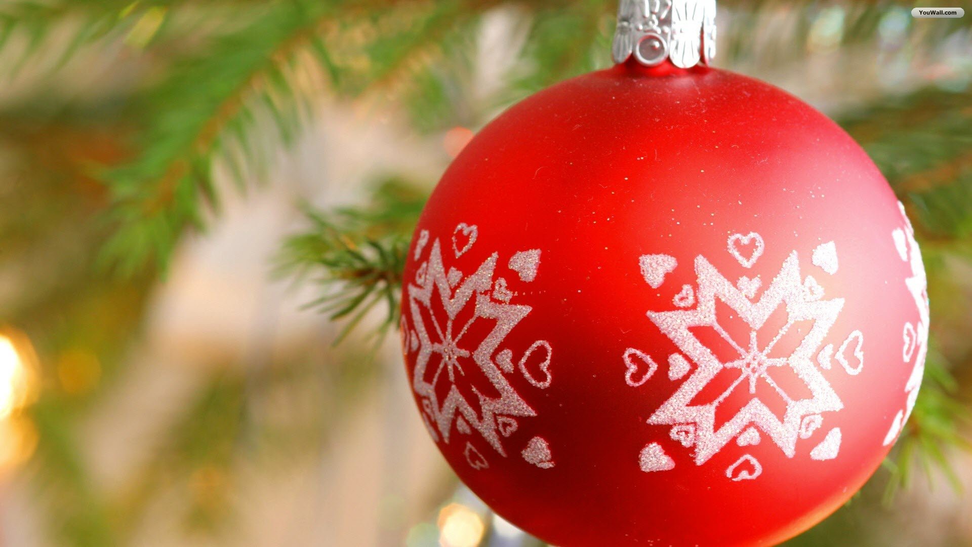 Decoration Christmas Tree Wallpaper Android - Christmas Ball - HD Wallpaper 