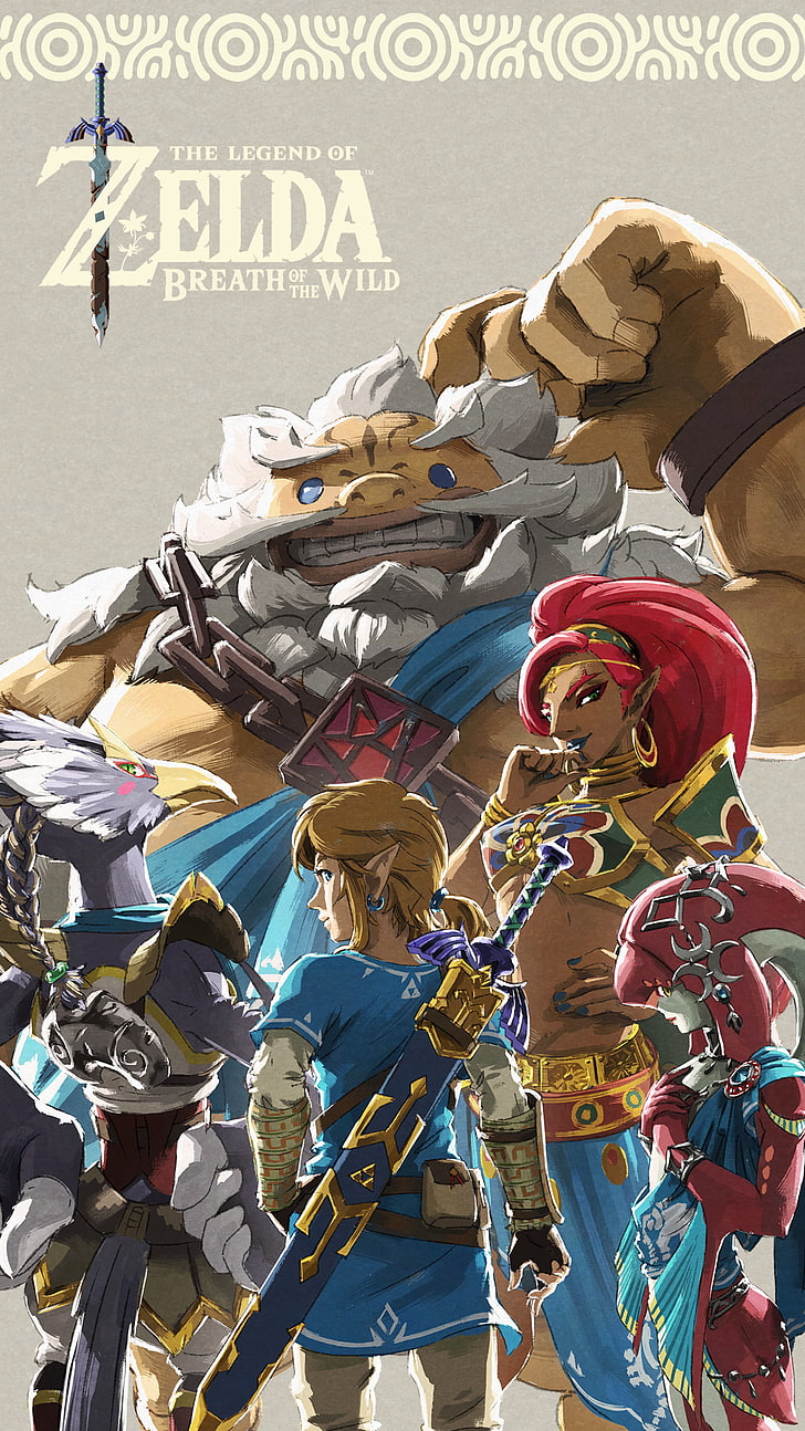 Legend Of Zelda Breath Of The Wild Champions - HD Wallpaper 