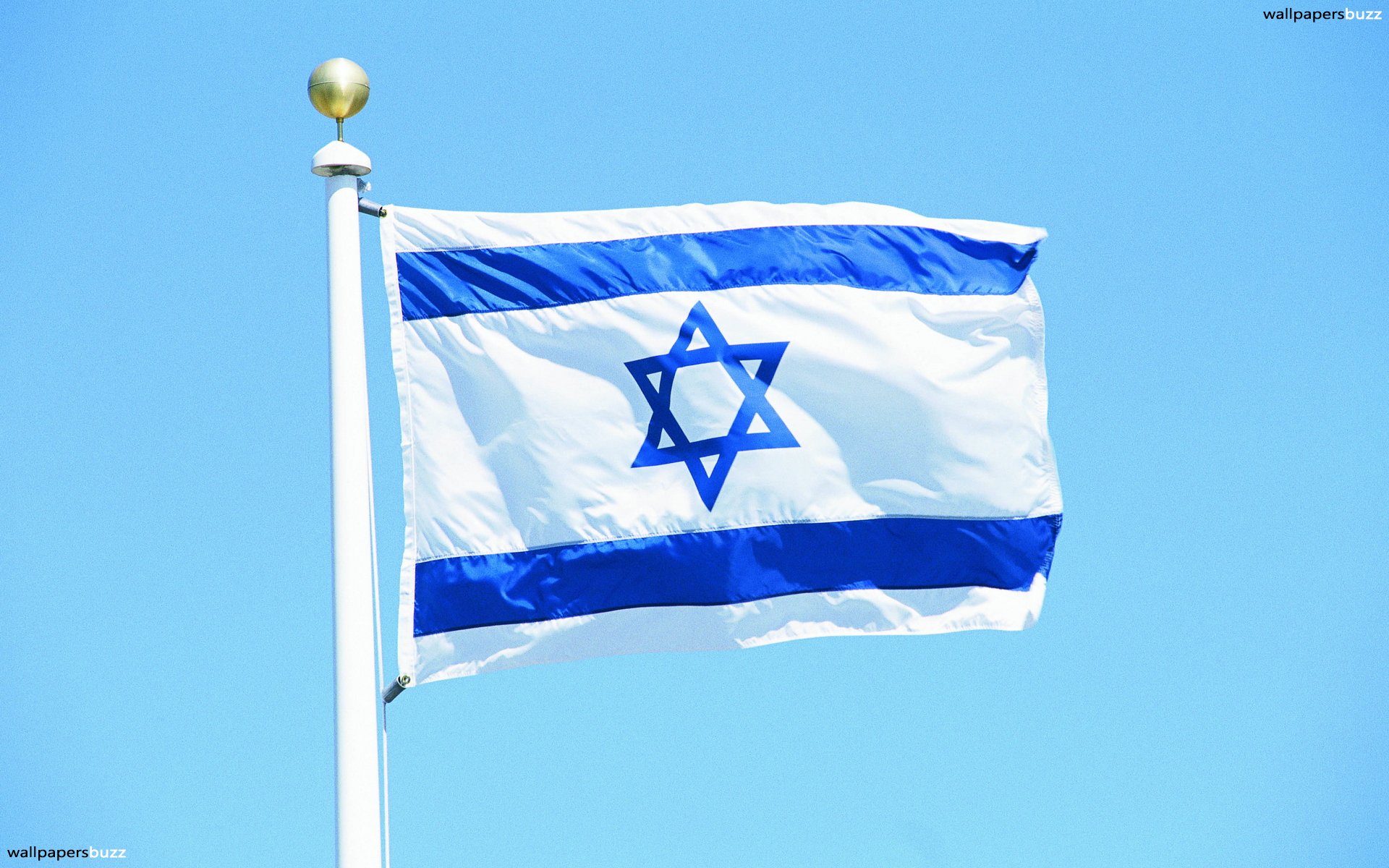 Israel Flag Images Hd - HD Wallpaper 
