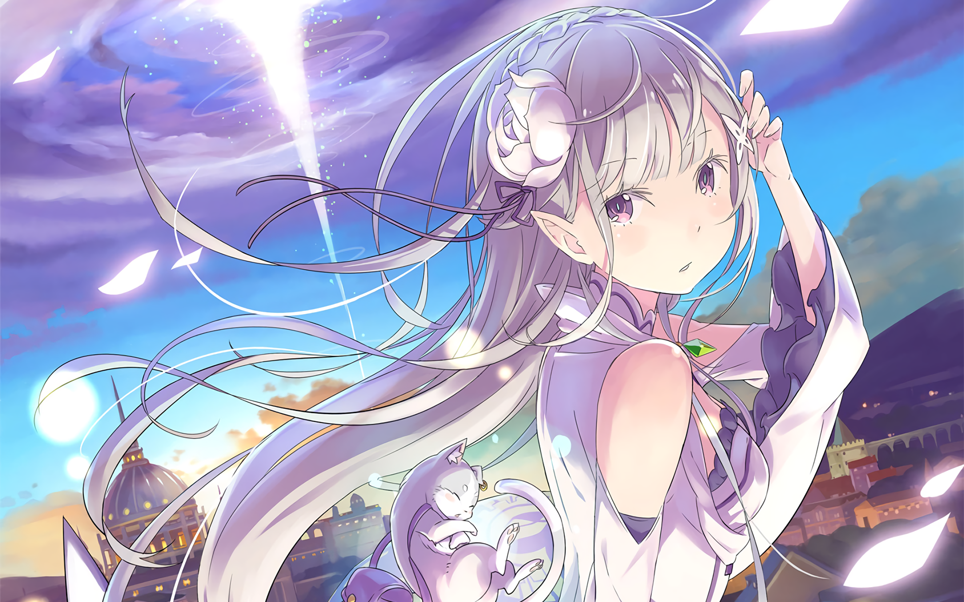 Re Zero Background - HD Wallpaper 