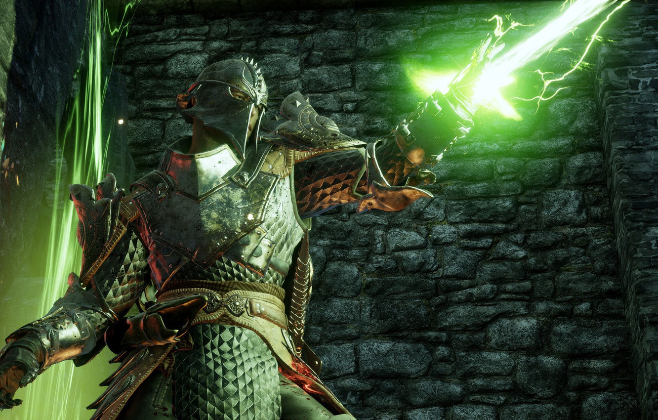 Photo Wallpaper Dragon Age, The Inquisitor, Rpg, Bioware, - D&d 5e Green Flame Blade - HD Wallpaper 
