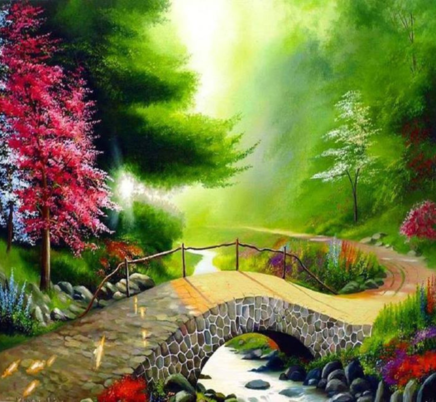 Surrealism Art Hd Desktop Wallpaper High Definition - Scenery Gift - HD Wallpaper 