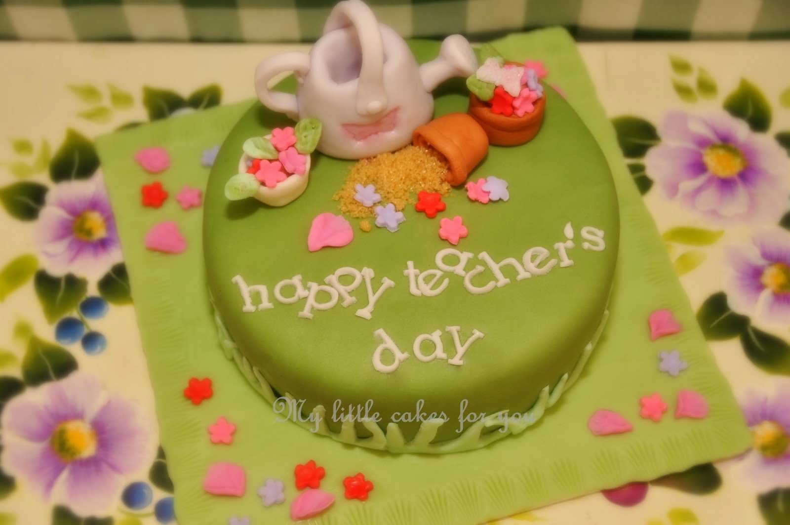 Happy Teachers Day Cake Picture - Dp For Teachers Day - HD Wallpaper 