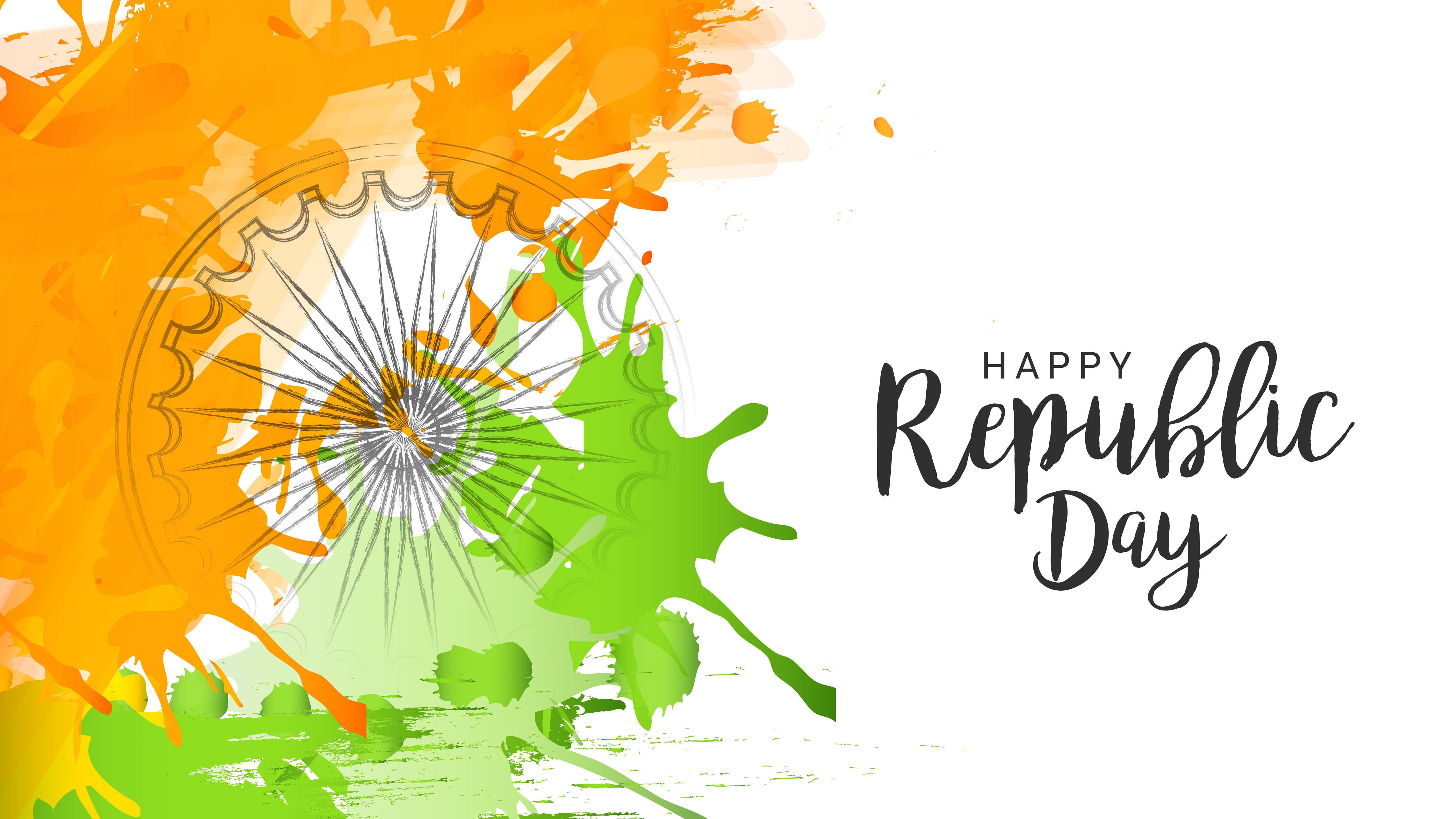 5k Pic Of Happy Republic Day - Happy Republic Day Images Hd - 5120x2880  Wallpaper 
