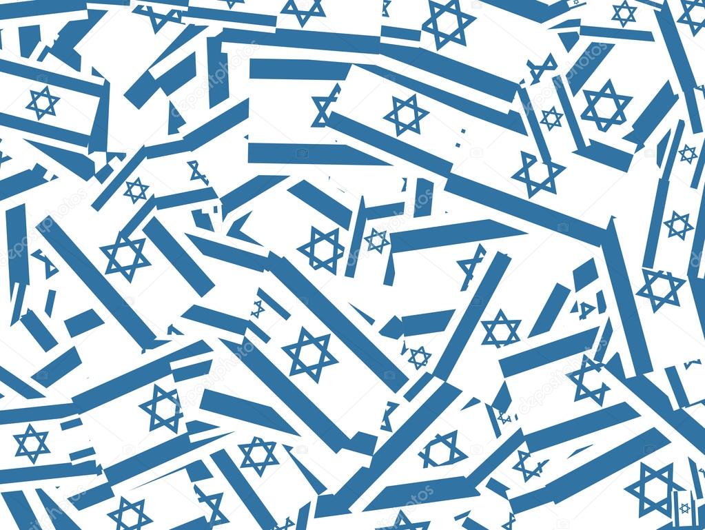 Israeli Flag Background - HD Wallpaper 