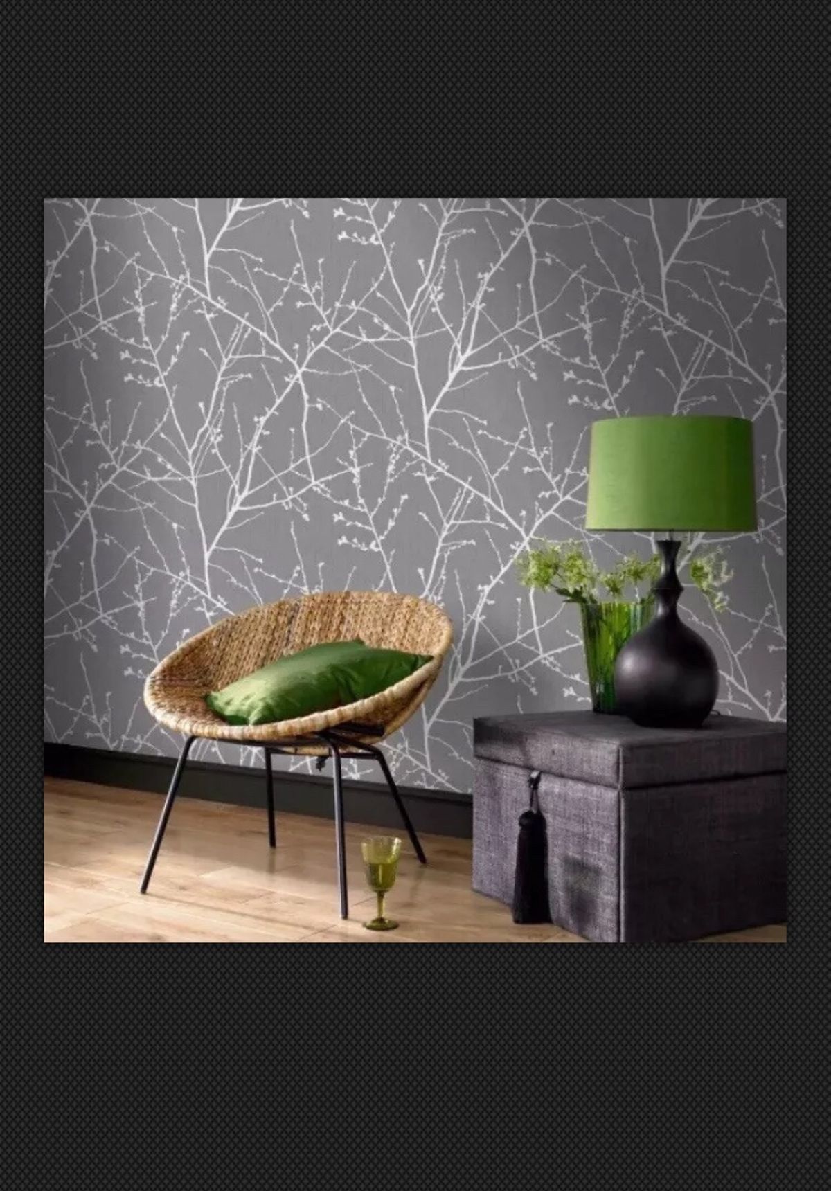 Graham & Brown Charcoal / Silver Innocence Wallpaper

paste - Graham & Brown Innocence Charcoal And Silver - HD Wallpaper 