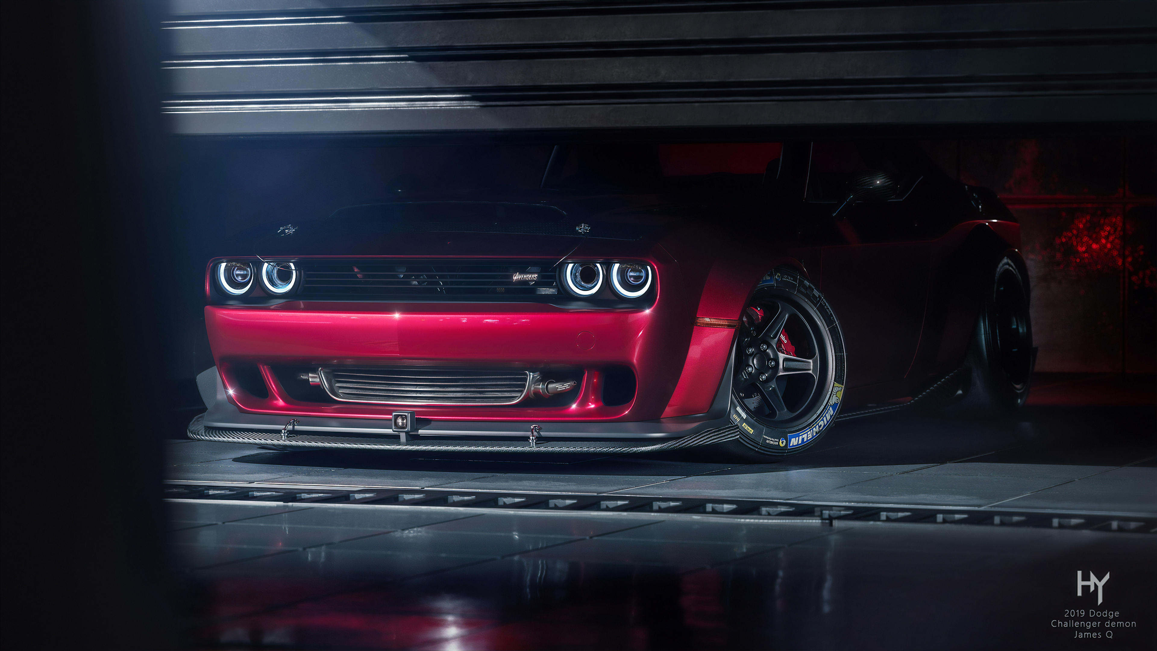 Dodge Challenger Wallpaper 4k - HD Wallpaper 