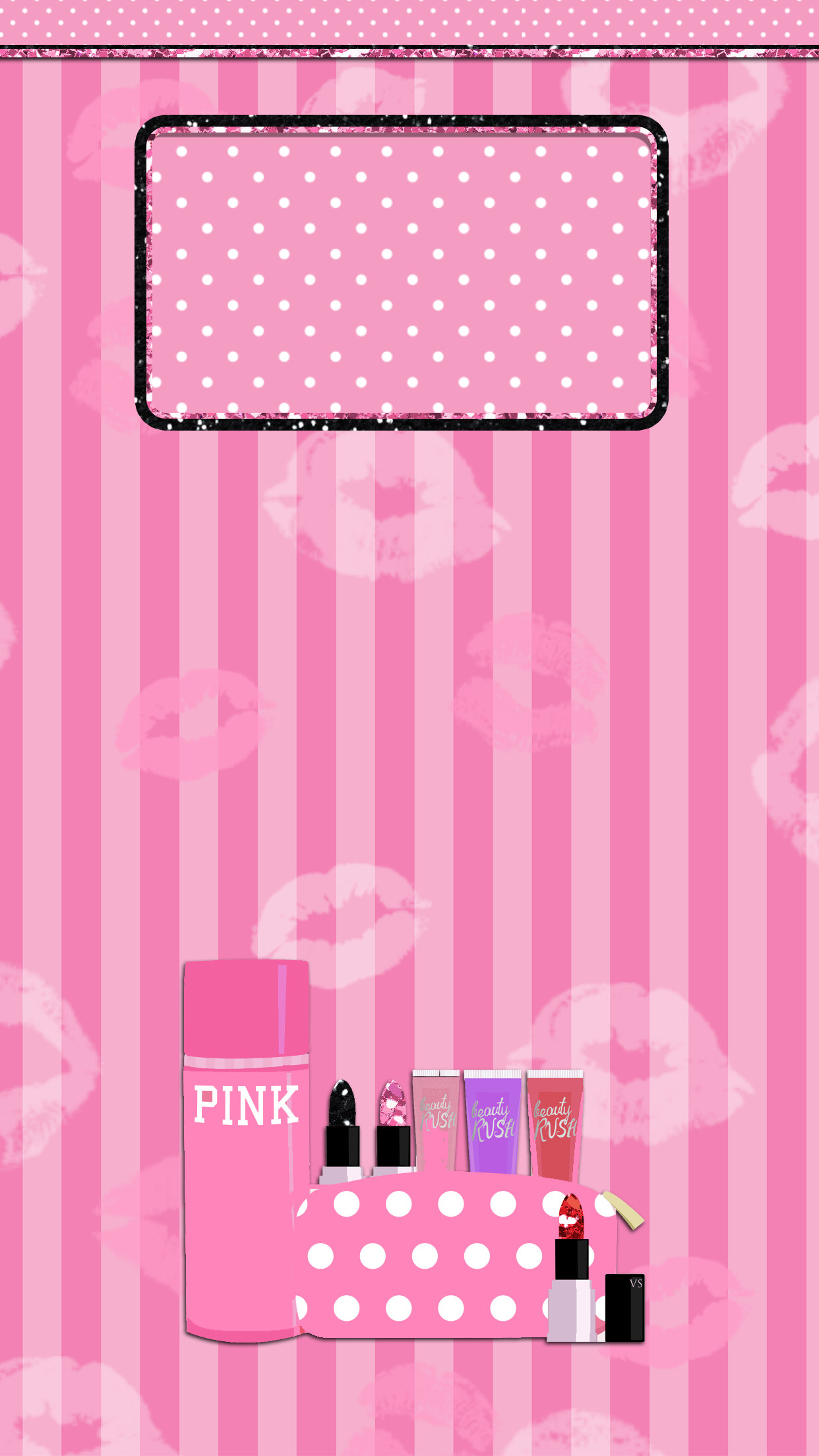Pink Victoria Secret Lockscreen Wallpaper 
 Data Src - Victoria Secret Wallpaper For Iphone - HD Wallpaper 