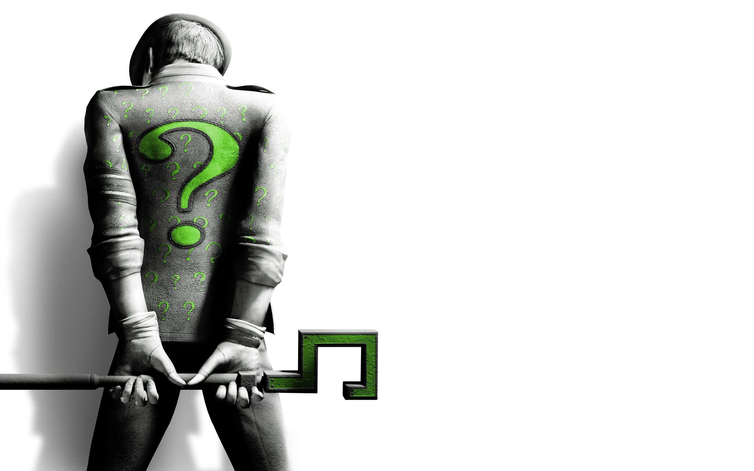 Arkham City Riddler Wallpaper 
 Data-src - Riddler Wallpaper Hd - HD Wallpaper 