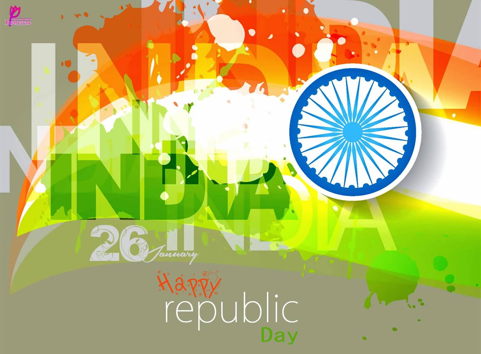 26 January Happy Republic Day Wallpaper - 26th January Happy Republic Day - HD Wallpaper 