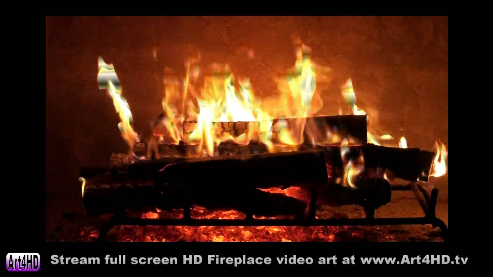 Moving Fireplace Background Free - HD Wallpaper 