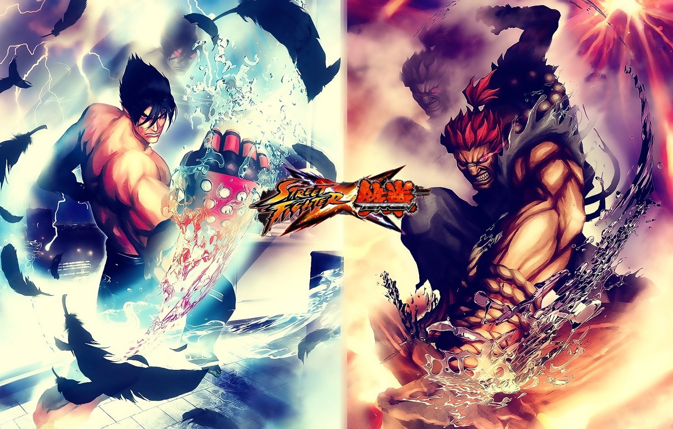 Photo Wallpaper Capcom, Street Fighter X Tekken, Akuma, - Gouki Street Fighter Akuma - HD Wallpaper 