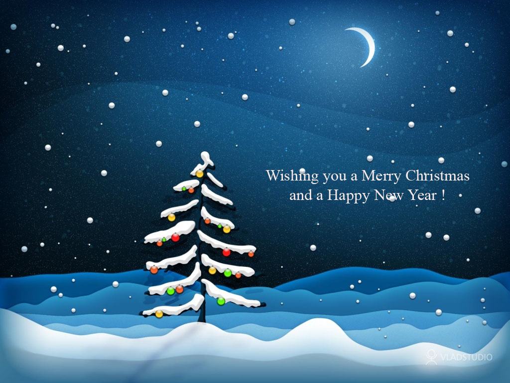Happy Christmas Merry Xmas Wallpaper Android - Christmas Night Background Cartoon - HD Wallpaper 