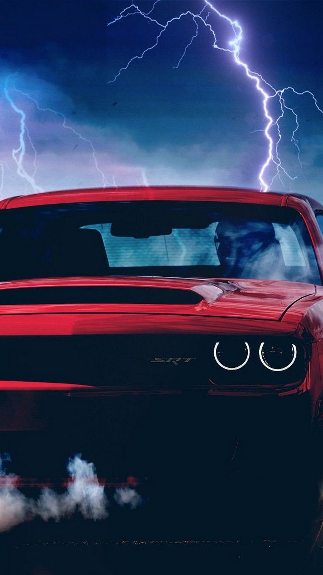 Dodge Challenger Demon Wallpaper Iphone - HD Wallpaper 