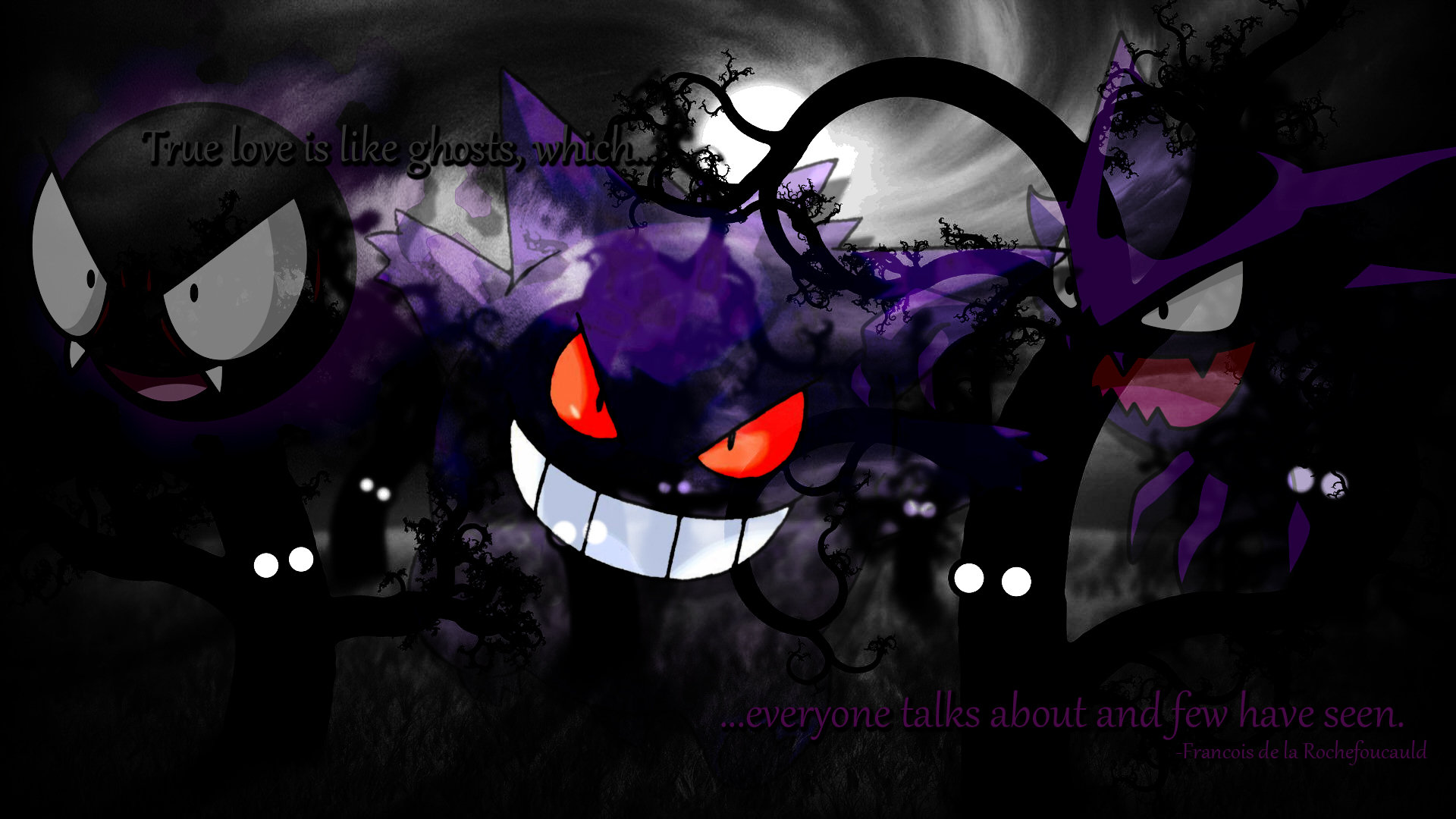 Free Download Pokemon Background Id - Pokemon Gengar Wallpaper Hd - HD Wallpaper 