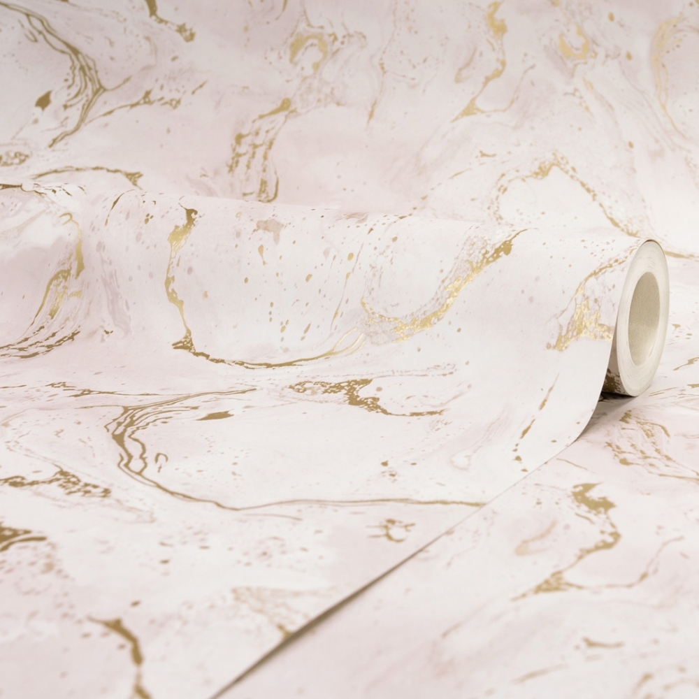 Marble Pink And Gold - HD Wallpaper 