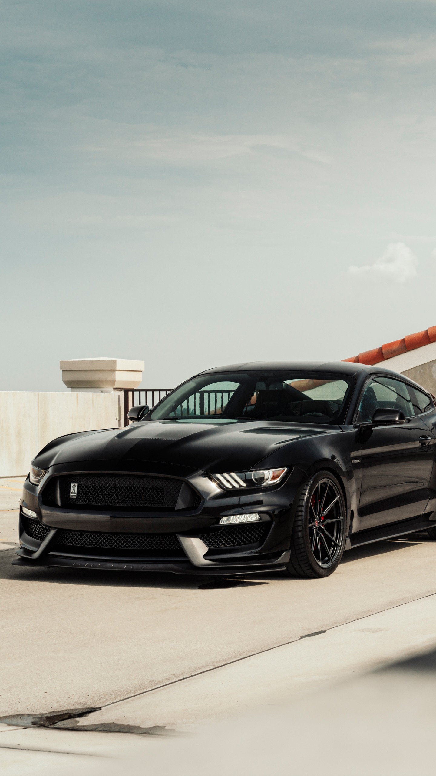 Ford Mustang Black 2019 - HD Wallpaper 