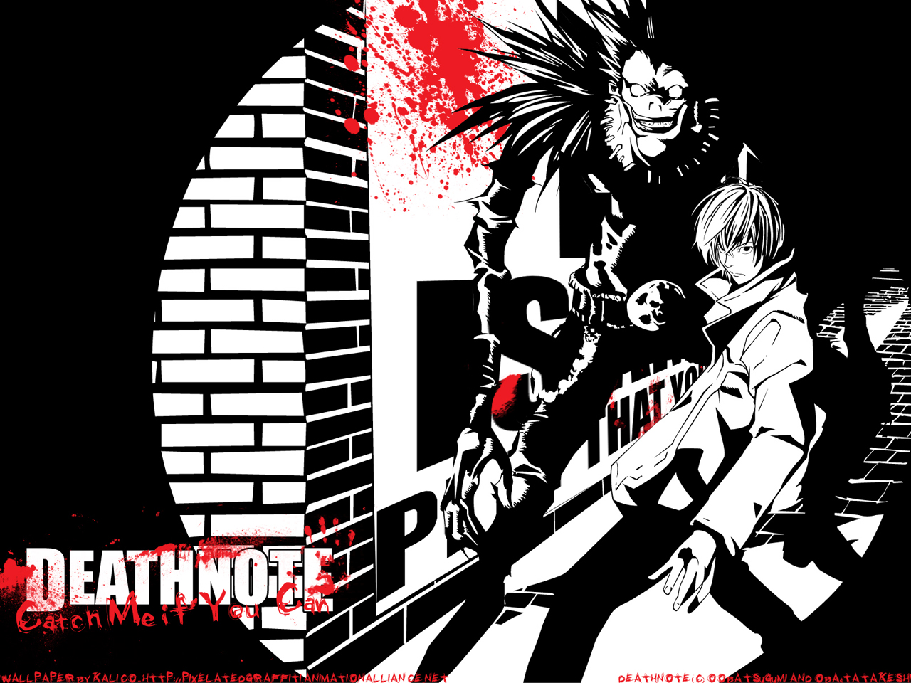 Takeshi Obata, Madhouse, Death Note, Ryuk, Light Yagami - Death Note Chapter 6 - HD Wallpaper 