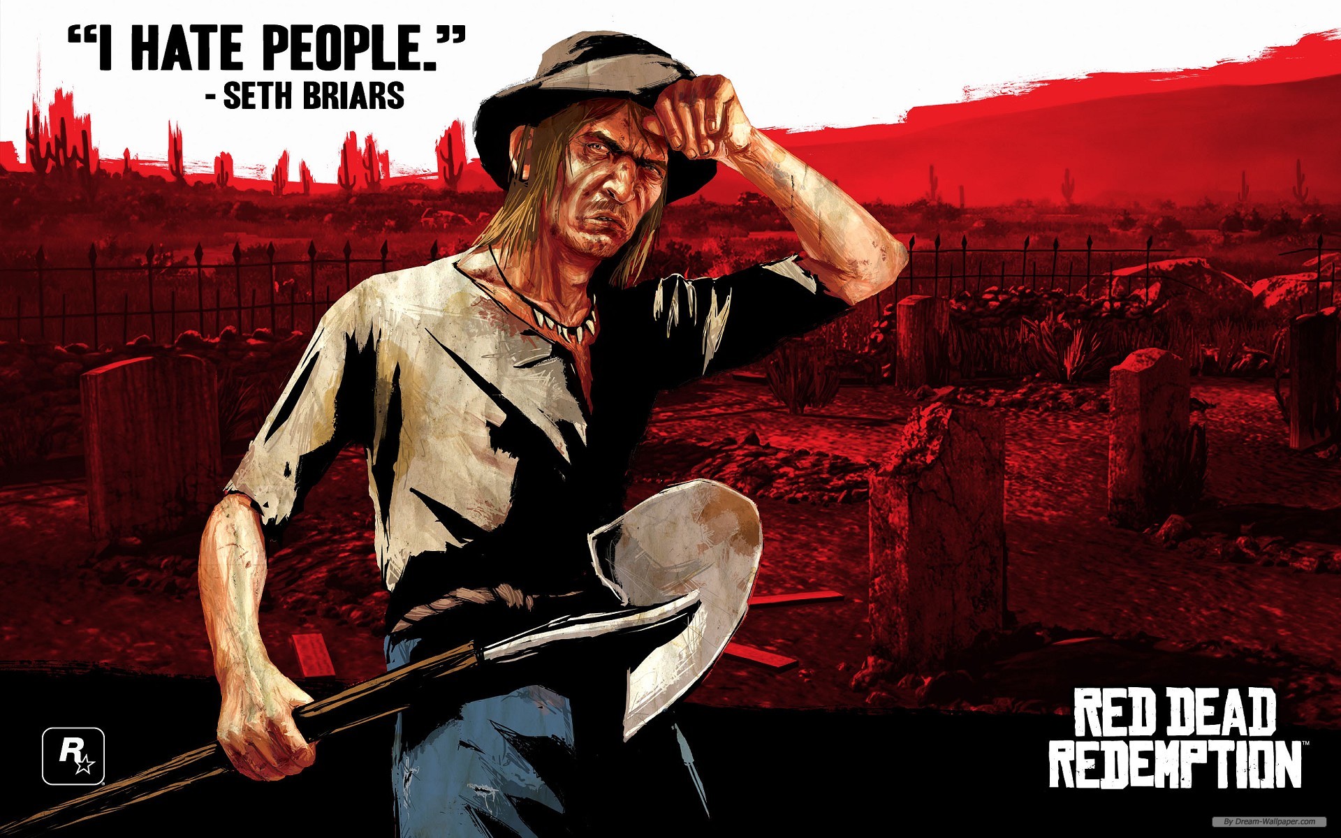 Free Game Wallpaper - Red Dead Redemption Seth - HD Wallpaper 