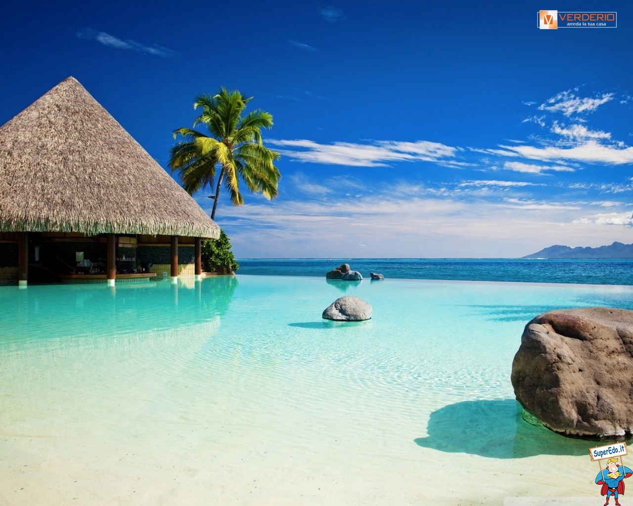 Maldives - Beautiful Beach View - HD Wallpaper 