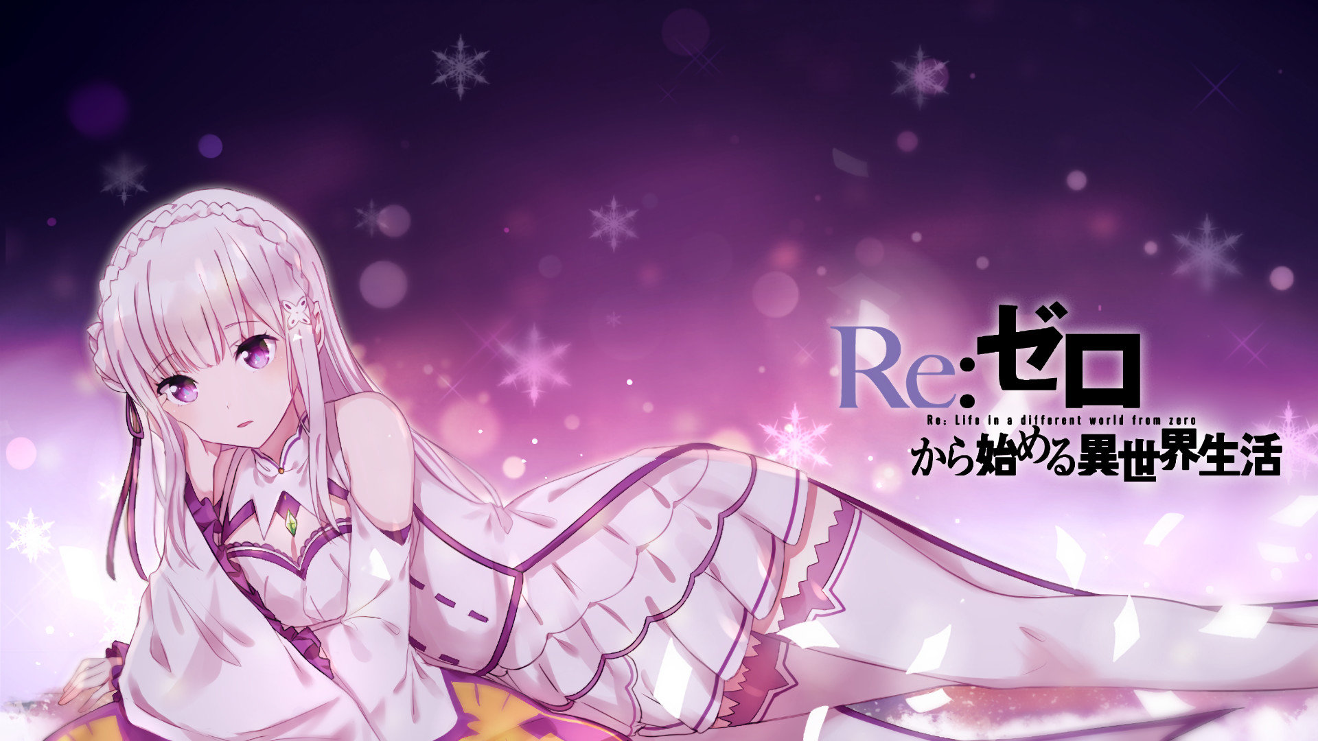 Free Emilia High Quality Wallpaper Id - Re Zero Emilia Wallpaper Hd - HD Wallpaper 