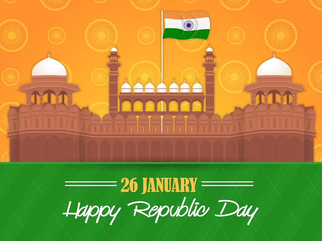Happy Republic Day 2019 Images - 26 January 2019 Republic Day - HD Wallpaper 