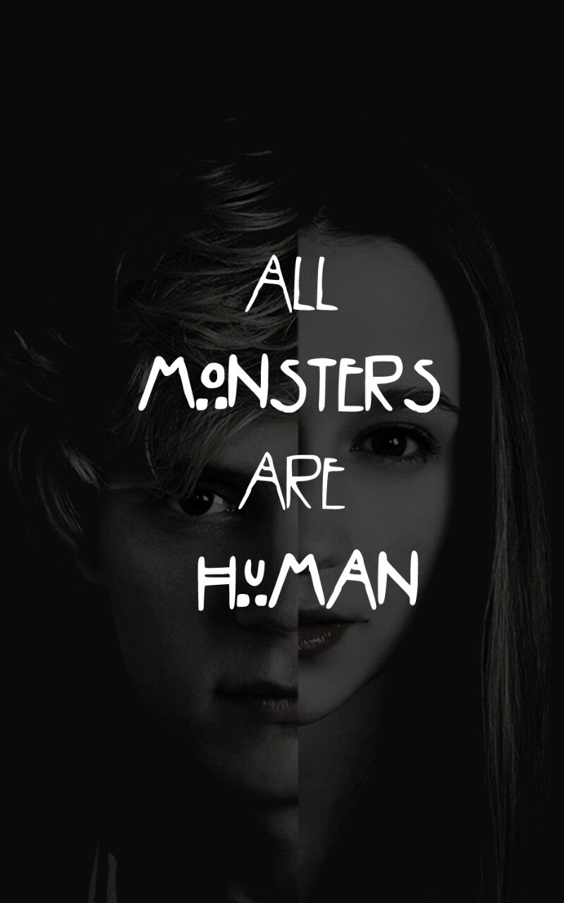 American Horror Story, Evan Peters, And Ahs Image - All Monster Are Human - HD Wallpaper 