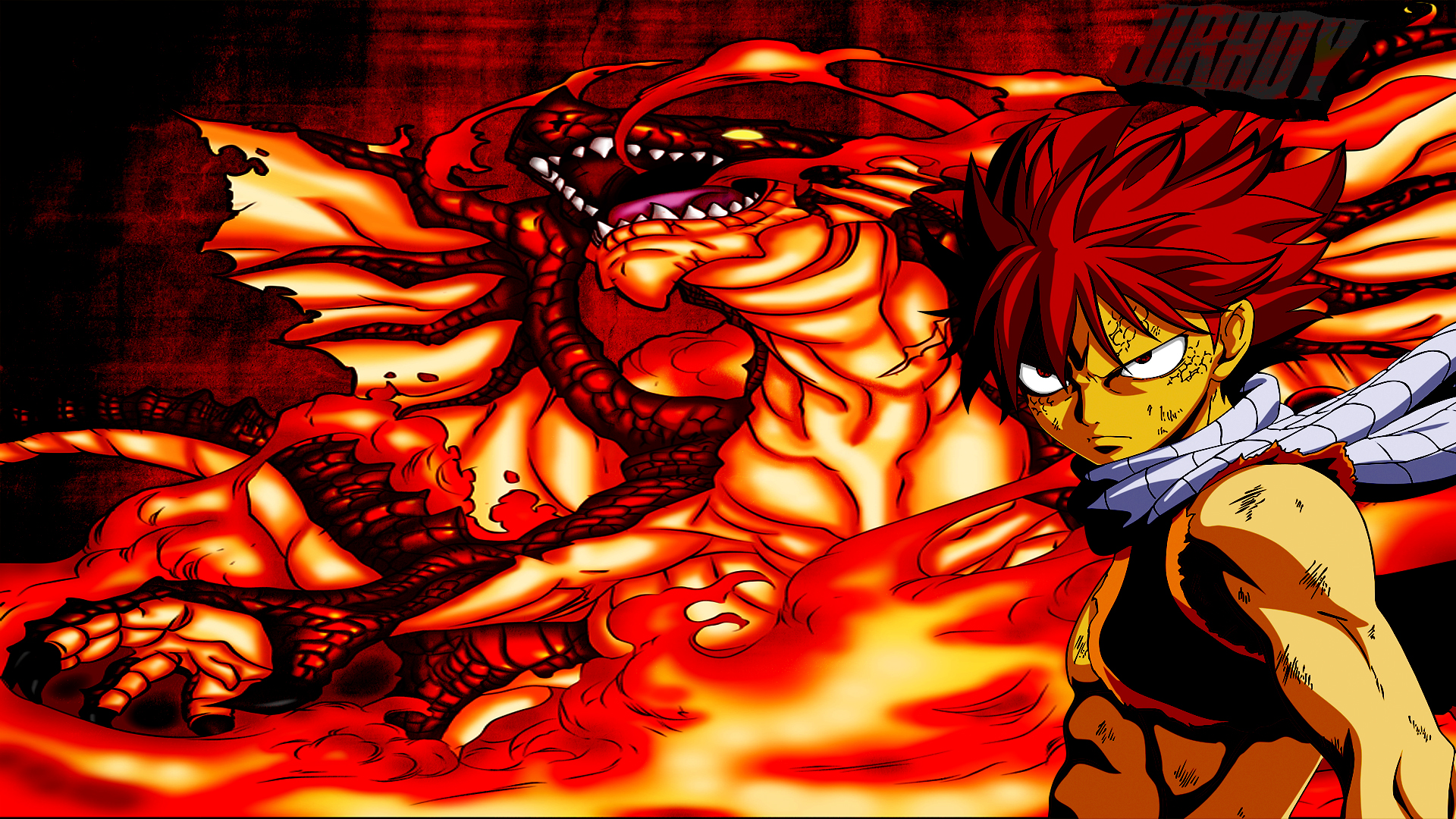 •´ ♥ º ☆ - Natsu Dragneel Vs Igneel - HD Wallpaper 