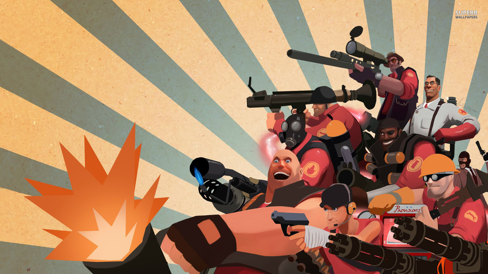 Hd Team Fortress 2 - HD Wallpaper 
