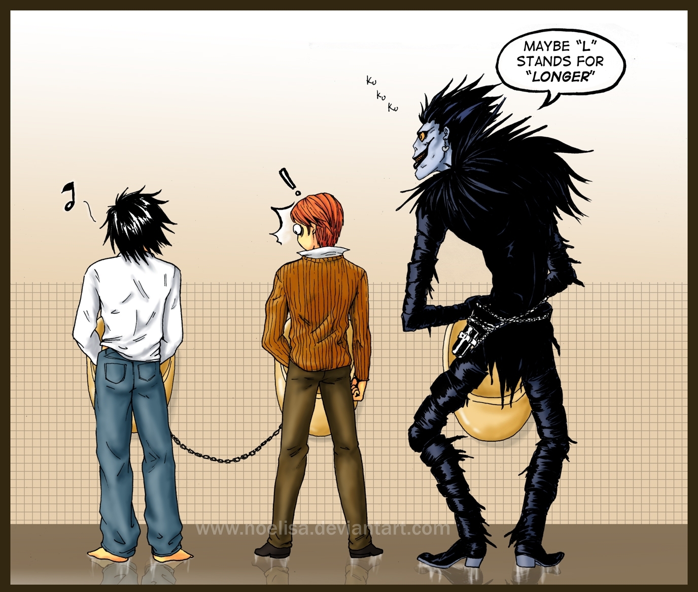 Death Note Ryuk Yagami Light Wallpaper - Death Note Ryuk Human - HD Wallpaper 