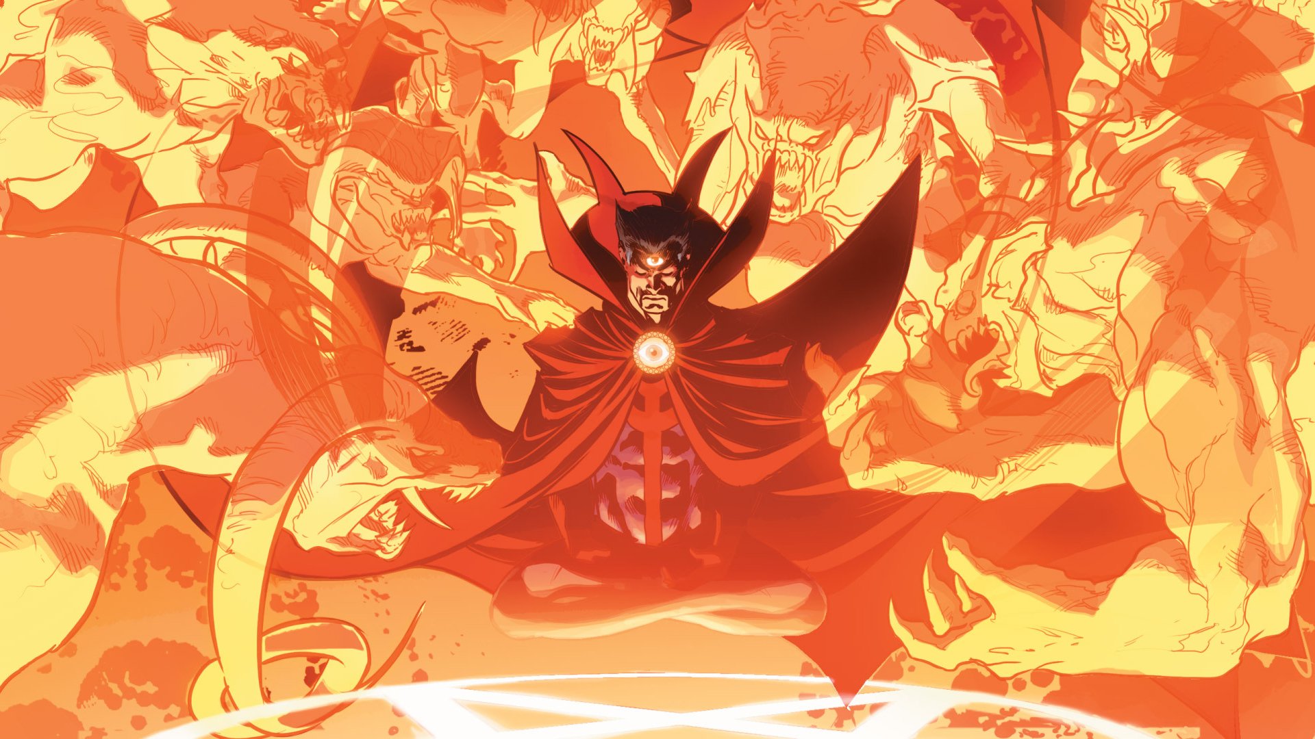 Doctor Strange Wallpaper Comic - HD Wallpaper 